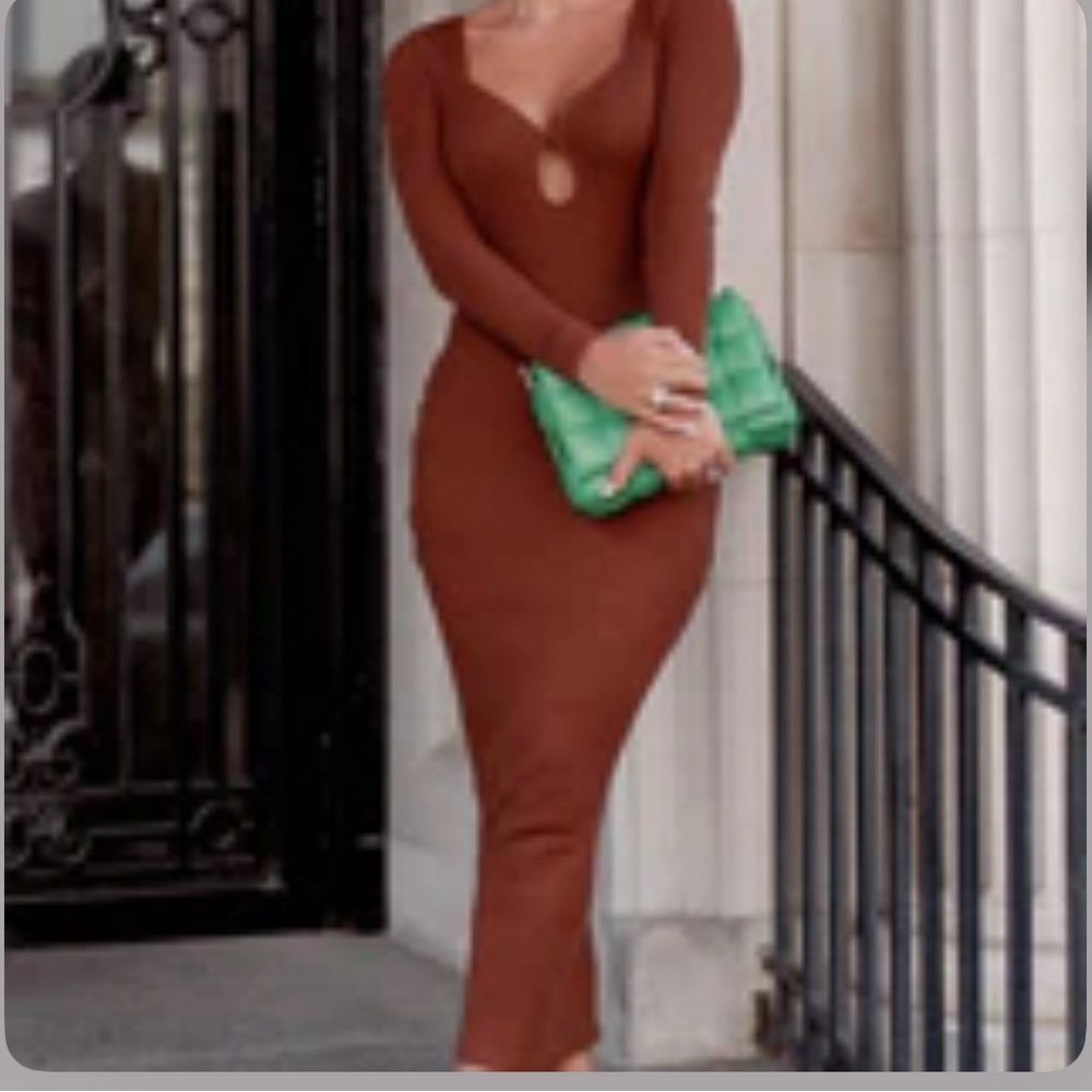 Brown dress